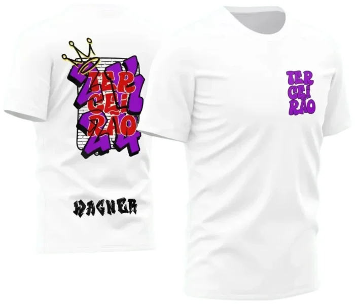 Template para Camisa Terceirão Grafite