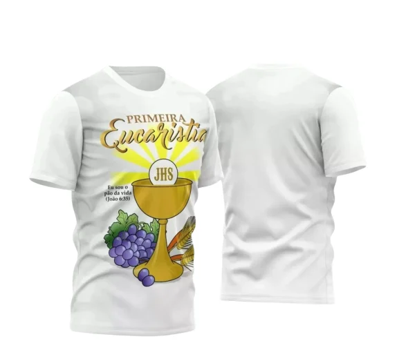  Arte Estampa - Camisa Religião - Eucaristia - 2024 - 2025