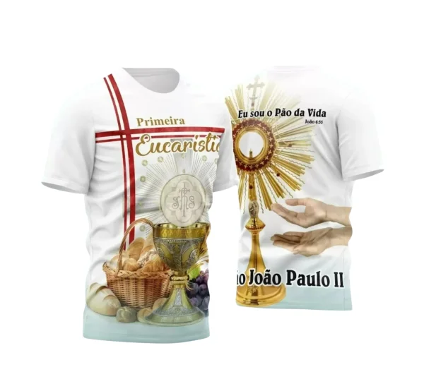  Arte Estampa - Camisa Religião - Eucaristia - 2024 - 2025