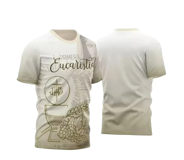  Arte Estampa - Camisa Religião - Eucaristia - 2024 - 2025