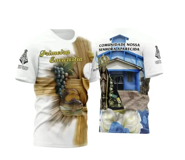  Arte Estampa - Camisa Religião - Eucaristia - 2024 - 2025