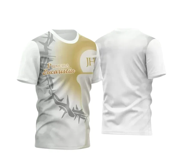  Arte Estampa - Camisa Religião - Eucaristia - 2024 - 2025