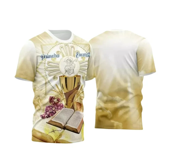  Arte Estampa - Camisa Religião - Eucaristia - 2024 - 2025