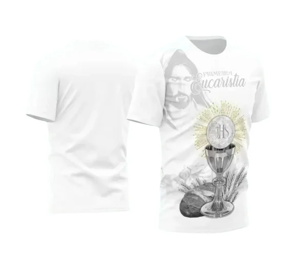  Arte Estampa - Camisa Religião - Eucaristia - 2024 - 2025