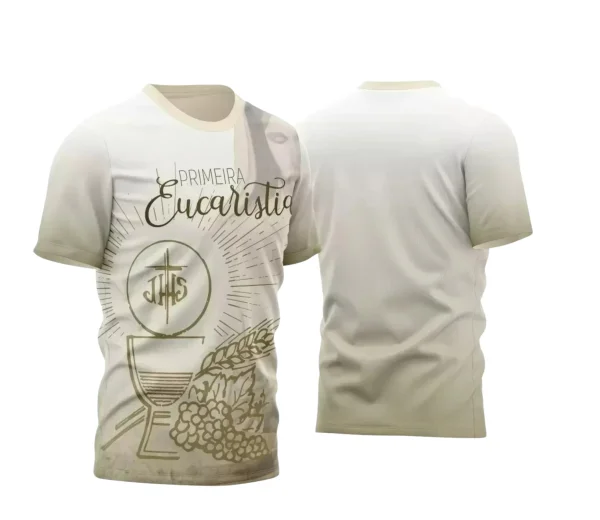  Arte Estampa - Camisa Religião - Eucaristia - 2024 - 2025