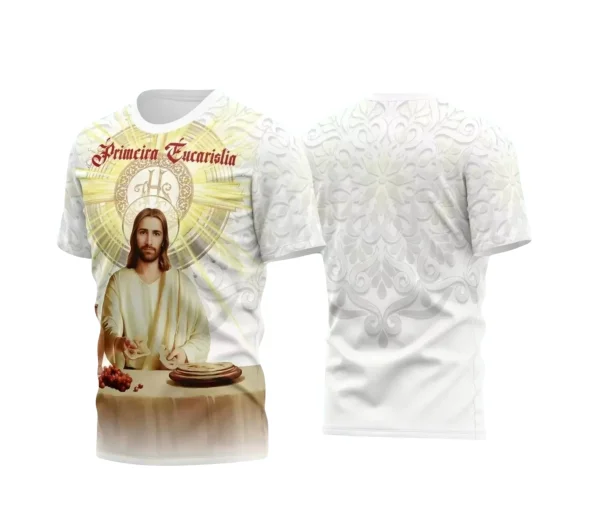  Arte Estampa - Camisa Religião - Eucaristia - 2024 - 2025