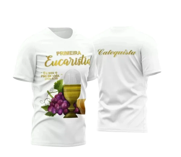 Arte Estampa - Camisa Religião - Eucaristia - 2024 - 2025