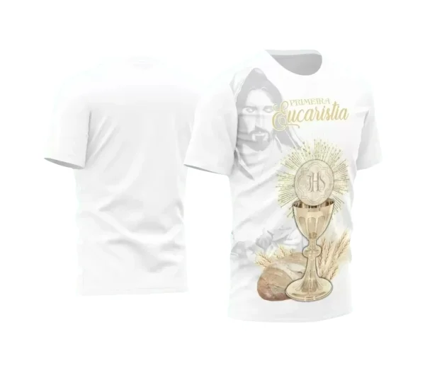  Arte Estampa - Camisa Religião - Eucaristia - 2024 - 2025