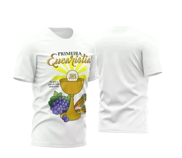 Arte Estampa - Camisa Religião - Eucaristia - 2024 - 2025