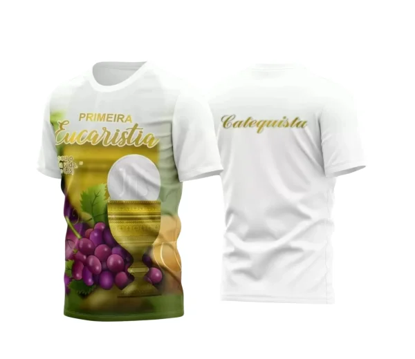  Arte Estampa - Camisa Religião - Eucaristia - 2024 - 2025