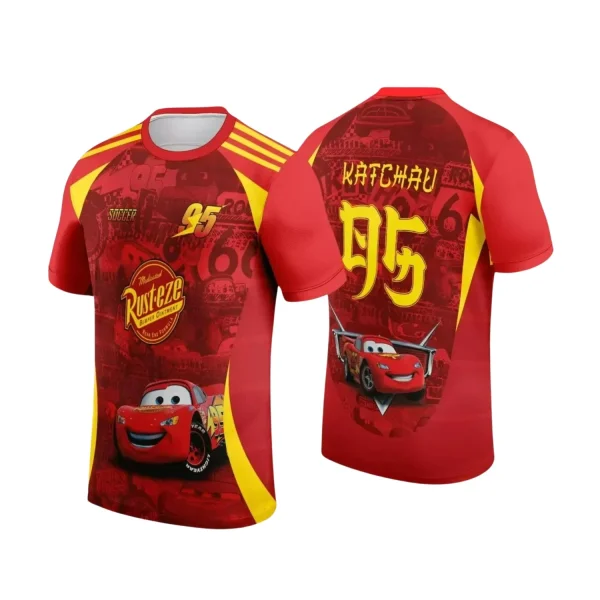  Arte Estampa - Camisa de Interclasse - Relâmpago Mcqueen  - 2024 - 2025