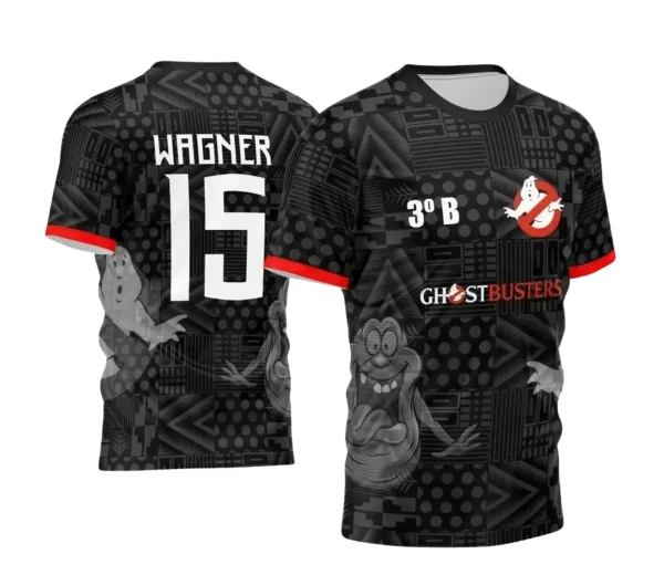 Camisa Interclasse Escolar Tema Ghostbusters