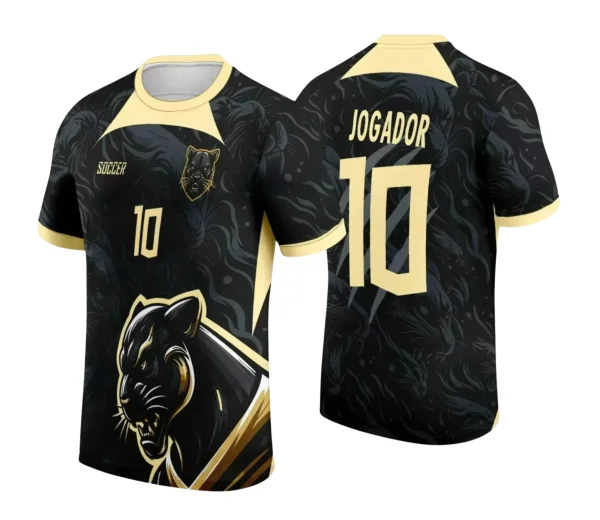 Camisa Interclasse Escolar Tema Pantera