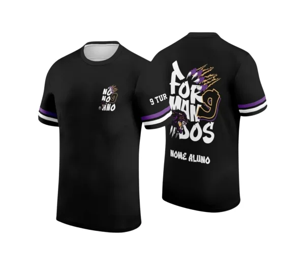  Template Camisa Preta - Formandos Nono Ano 2024 - Pantera