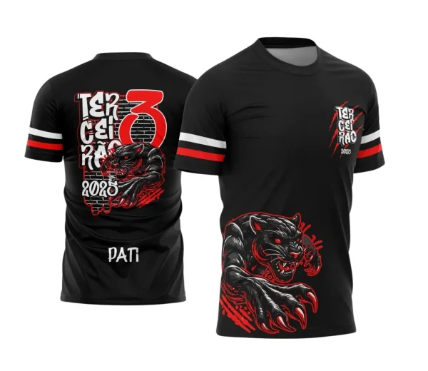  Uniforme Escolar 2025 com Estampa Pantera do Terceirão