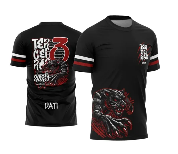  Uniforme Escolar 2025 com Estampa Pantera do Terceirão