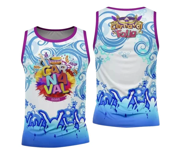 Arte Camisa Bloco Abadá Sublimação Carnaval 2024 - Modelo 02