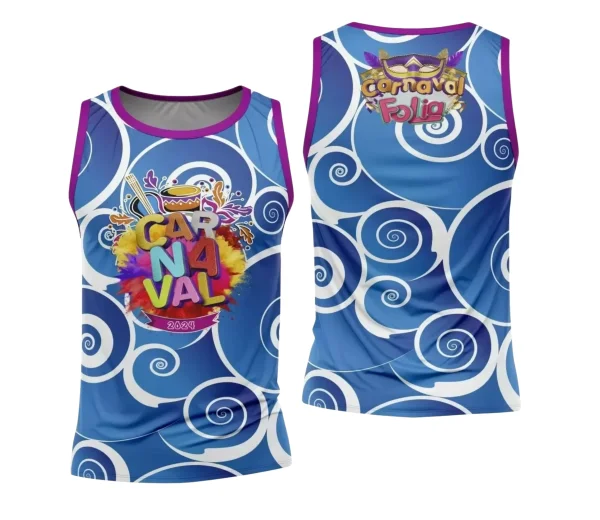 Arte Camisa Bloco Abadá Sublimação Carnaval 2024 - Modelo 03