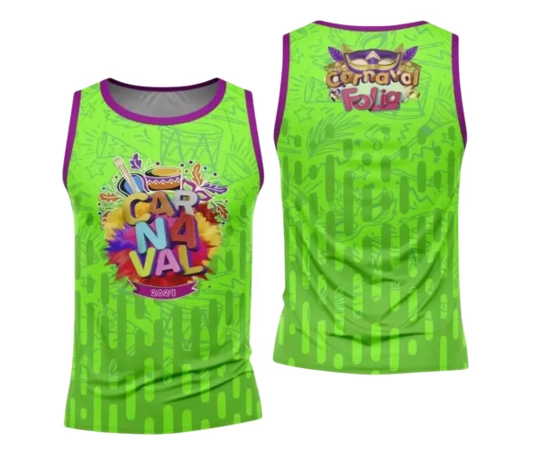 Arte Camisa Bloco Abadá Sublimação Carnaval 2024 - Modelo 106