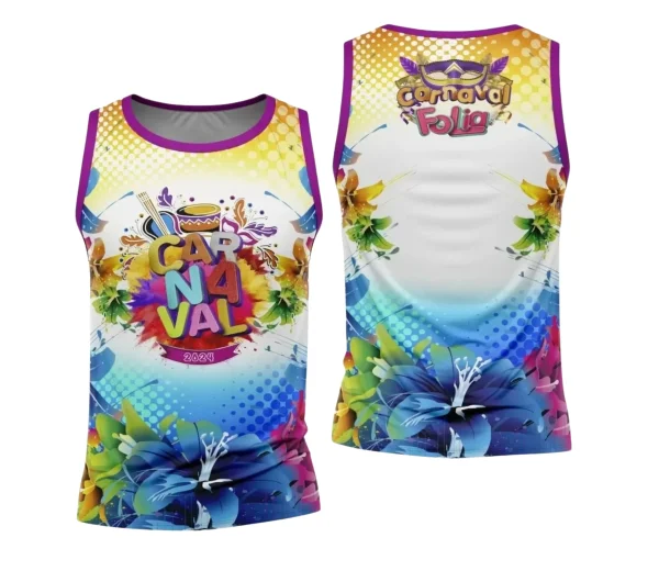 Arte Camisa Bloco Abadá Sublimação Carnaval 2024 - Modelo 11