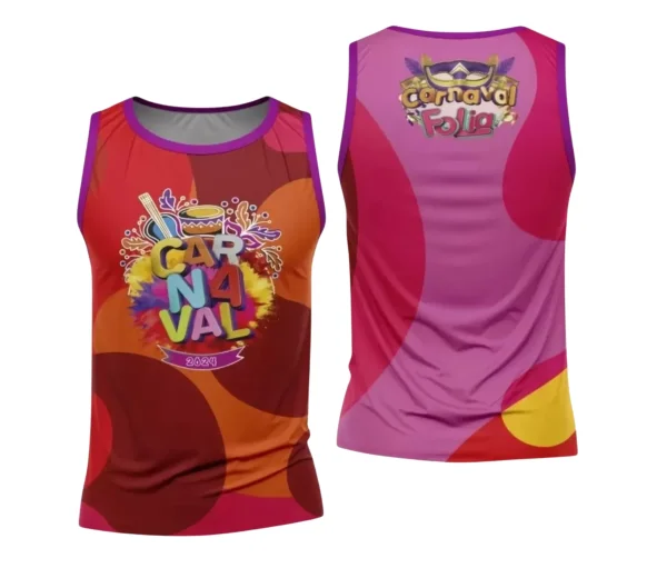 Arte Camisa Bloco Abadá Sublimação Carnaval 2024 - Modelo 110