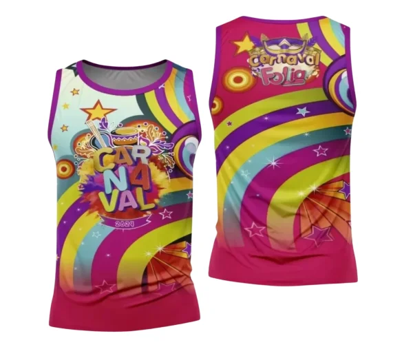 Arte Camisa Bloco Abadá Sublimação Carnaval 2024 - Modelo 115