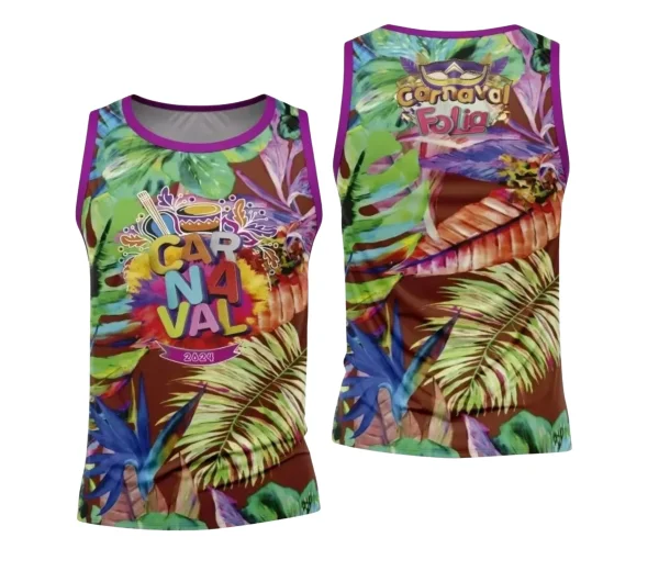 Arte Camisa Bloco Abadá Sublimação Carnaval 2024 - Modelo 117