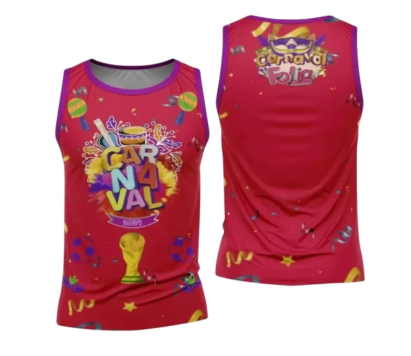 Arte Camisa Bloco Abadá Sublimação Carnaval 2024 - Modelo 121