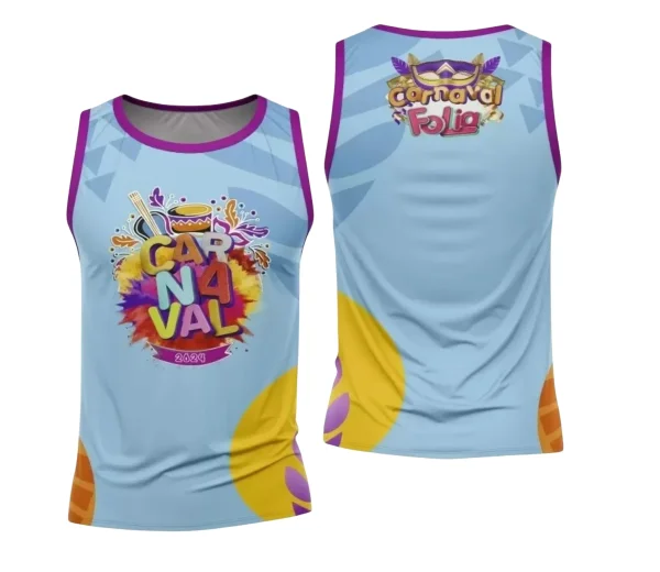 Arte Camisa Bloco Abadá Sublimação Carnaval 2024 - Modelo 123