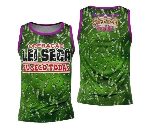 Arte Camisa Bloco Abadá Sublimação Carnaval 2024 - Modelo 127