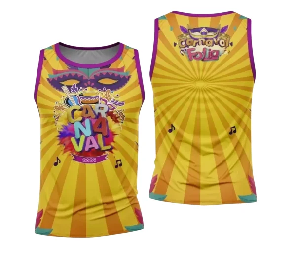 Arte Camisa Bloco Abadá Sublimação Carnaval 2024 - Modelo 137