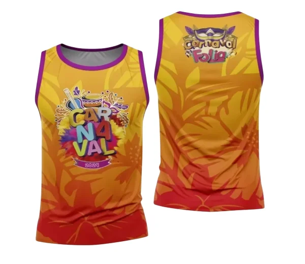 Arte Camisa Bloco Abadá Sublimação Carnaval 2024 - Modelo 139