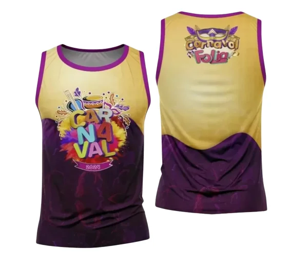 Arte Camisa Bloco Abadá Sublimação Carnaval 2024 - Modelo 141