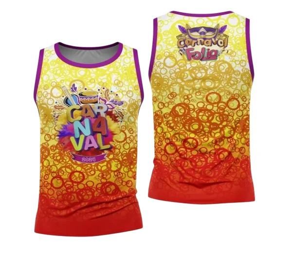 Arte Camisa Bloco Abadá Sublimação Carnaval 2024 - Modelo 19