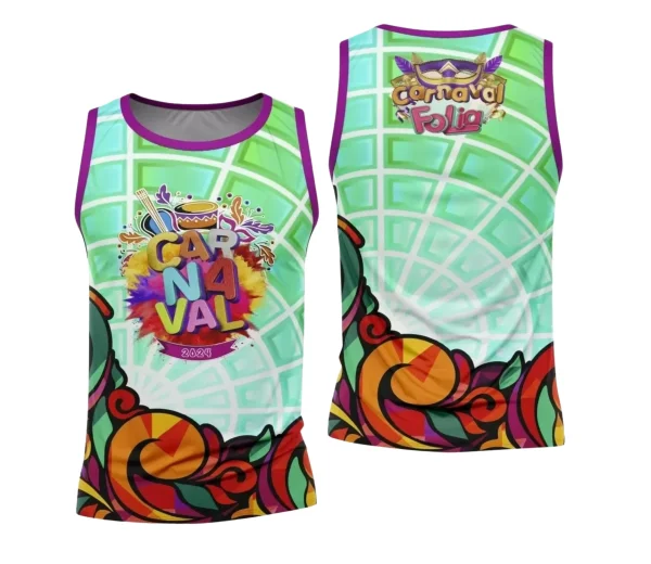 Arte Camisa Bloco Abadá Sublimação Carnaval 2024 - Modelo 23