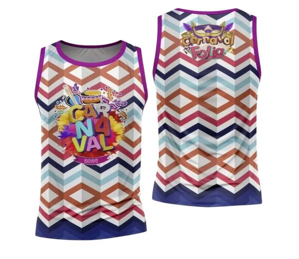 Arte Camisa Bloco Abadá Sublimação Carnaval 2024 - Modelo 24