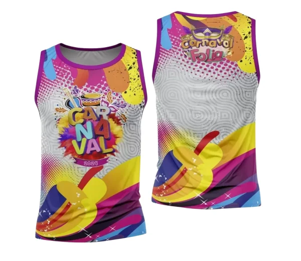 Arte Camisa Bloco Abadá Sublimação Carnaval 2024 - Modelo 24