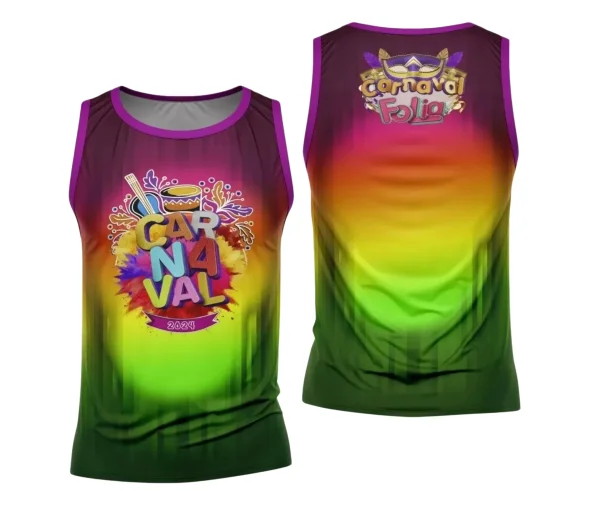 Arte Camisa Bloco Abadá Sublimação Carnaval 2024 - Modelo 27