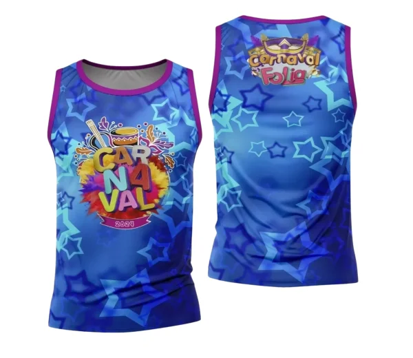 Arte Camisa Bloco Abadá Sublimação Carnaval 2024 - Modelo 30