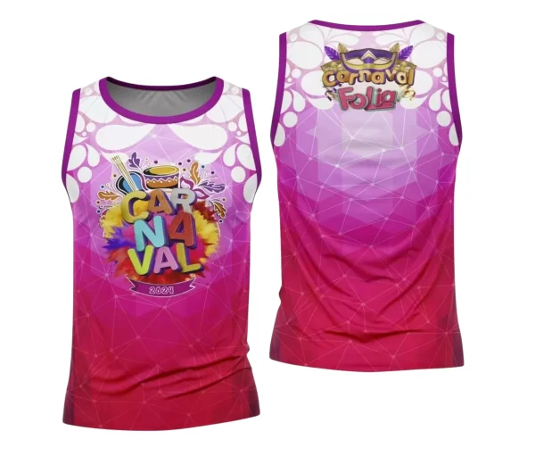 Arte Camisa Bloco Abadá Sublimação Carnaval 2024 - Modelo 34