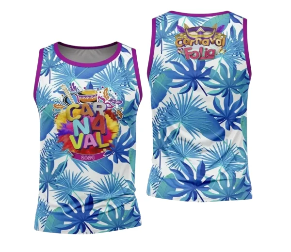 Arte Camisa Bloco Abadá Sublimação Carnaval 2024 - Modelo 35