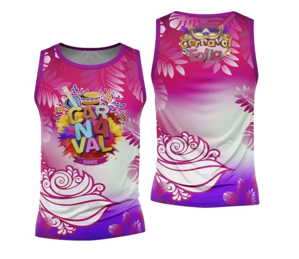 Arte Camisa Bloco Abadá Sublimação Carnaval 2024 - Modelo 38