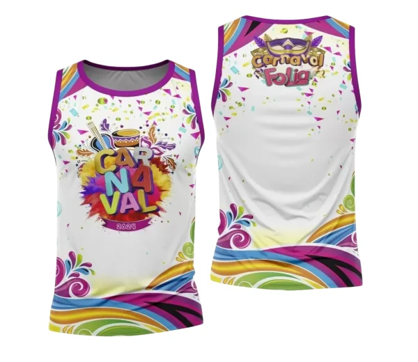 Arte Camisa Bloco Abadá Sublimação Carnaval 2024 - Modelo 40