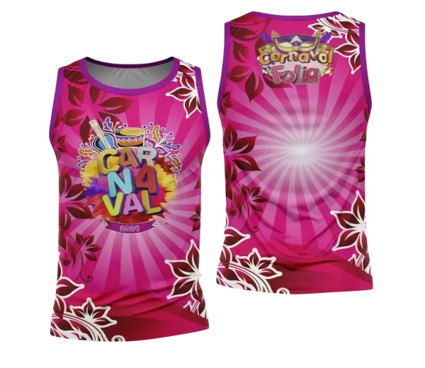 Arte Camisa Bloco Abadá Sublimação Carnaval 2024 - Modelo 42