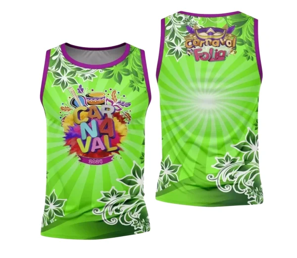 Arte Camisa Bloco Abadá Sublimação Carnaval 2024 - Modelo 43