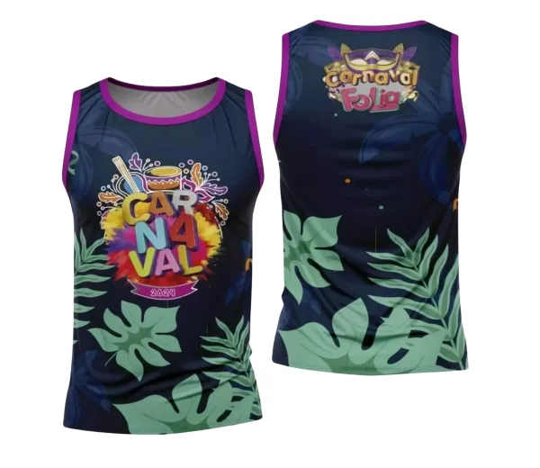 Arte Camisa Bloco Abadá Sublimação Carnaval 2024 - Modelo 83