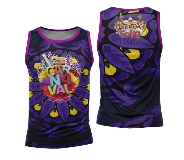 Arte Camisa Bloco Abadá Sublimação Carnaval 2024 - Modelo 86