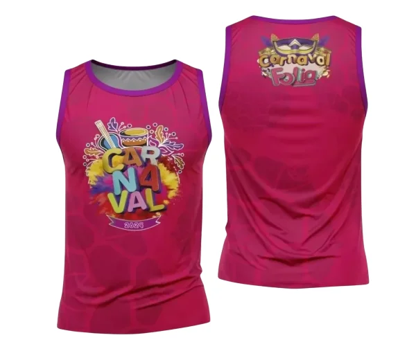 Arte Camisa Bloco Abadá Sublimação Carnaval 2024 - Modelo 88