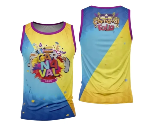 Arte Camisa Bloco Abadá Sublimação Carnaval 2024 - Modelo 89