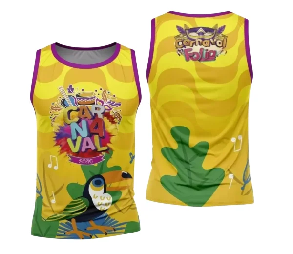 Arte Camisa Bloco Abadá Sublimação Carnaval 2024 - Modelo 90